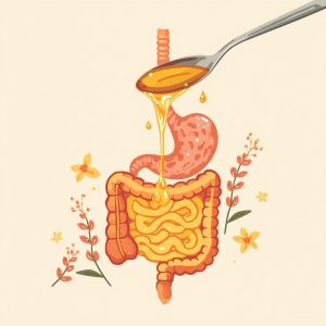 عسل طبیعی برای سلامت معده و دستگاه گوارش